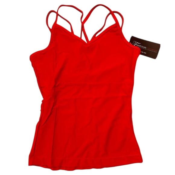 theatricals Other - Theatricals Dancewear RED Dual Strap Back Camisole Dance Top dance NWT ADULT XS
